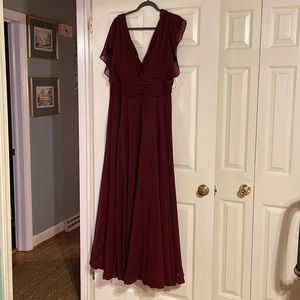 Maroon  Bridesmaids Dress- Worn Once!
